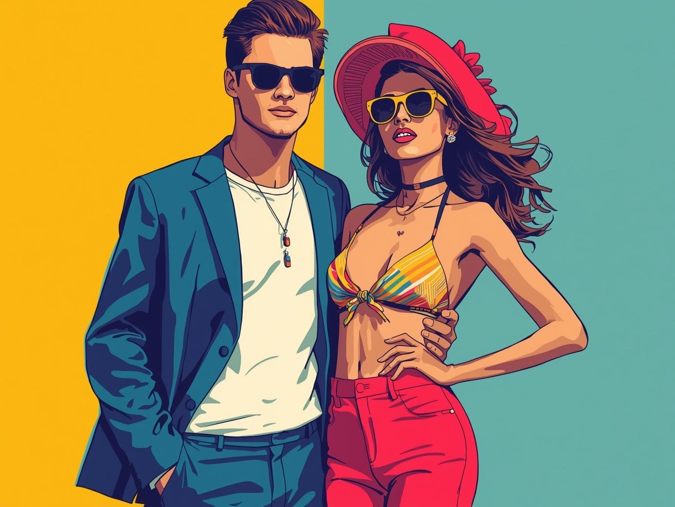 Male and female summer fashion 2