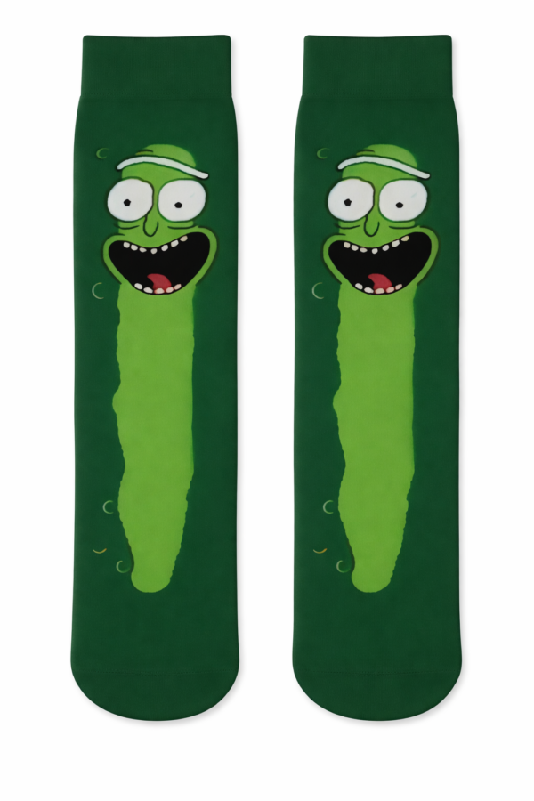 Rick & Morty - Green Menace Crew Socks